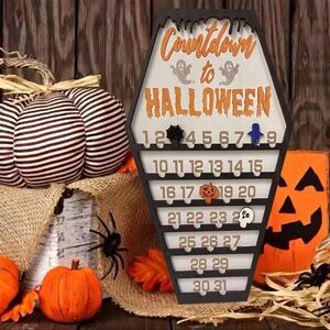 Spooky Halloween Countdown Calendar-Decorations, NEW, Kids Will Love it